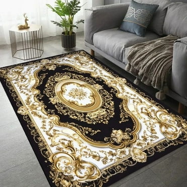 Retro Nordic carpets for living room High-end Gorgeous Rugs Decoration Bedroom Rug Anti-slip Washable Floor Covering Mats tapete