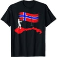 thumbnail image 1 of Retro Norwegian Fishing Tour T-Shirt, 1 of 4