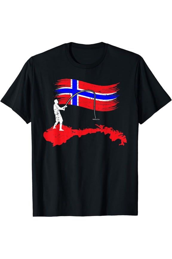 Retro Norwegian Fishing Tour T-Shirt