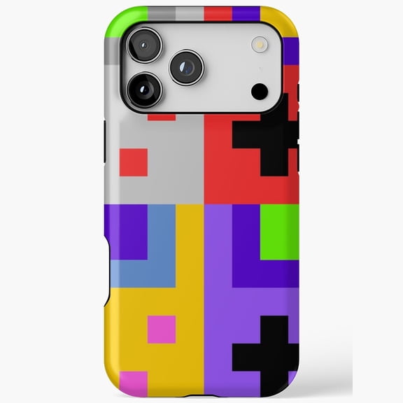 Retro Nostalgic 80s Handheld Video Game Console Console Tough iPhone Case 17 16 15 14 13 12 11 Pro Max