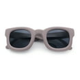 thumbnail image 1 of Retro Nostalgic Thick Bubble Plastic Frame Retro Horn Rim Sunglasses Purple Grey - Black, 1 of 7