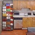 thumbnail image 1 of Retro Novelty Refrigerator Mural Sticker Vintage Wood Grain Love Printed Fridge Freezer Cabinet Wall Art Decals Door Wrap Poster, 1 of 6