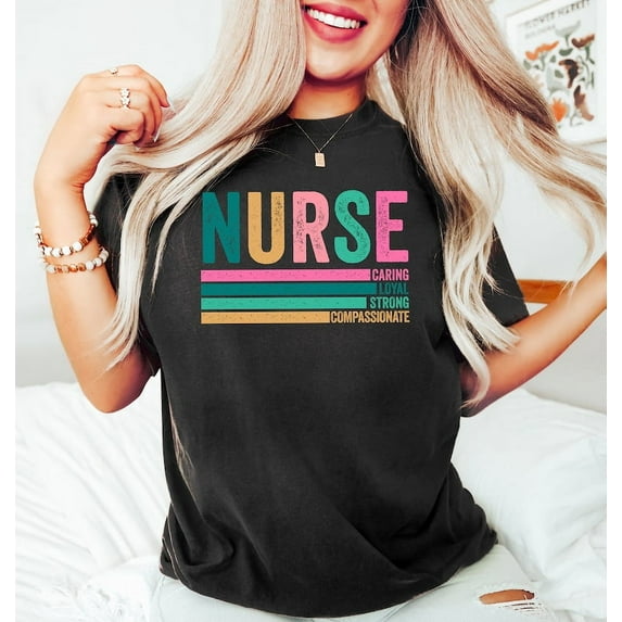 Retro Nurse Shirts, RN Shirts, Nurses Superhero, Nurse Week, Shirt For Woman, Nursing Shirt, Nursing School Tee,RN Leopard Nurse Shirt