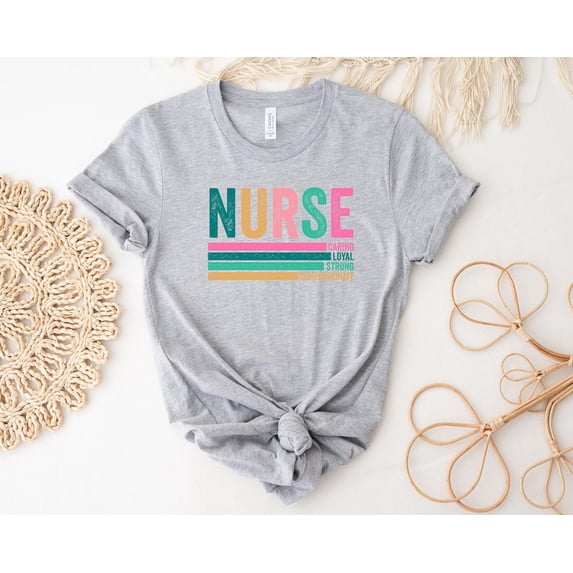 Retro Nurse T-shirt Sizes S-5XL