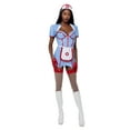 thumbnail image 1 of Retro Nurse Women's Halloween Cosplay Costume, 1 of 5