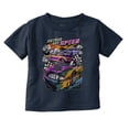 thumbnail image 1 of Retro Nuthin but Speed Racecar Sport Toddler Boy Girl T Shirt Infant Toddler Brisco Brands 12M, 1 of 5