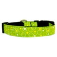 thumbnail image 1 of Retro Nylon Ribbon Collar Lime Green Medium, 1 of 2