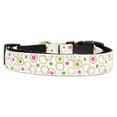 thumbnail image 1 of Retro Nylon Ribbon Collar White Medium, 1 of 2
