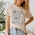 thumbnail image 1 of Retro Ocean Animal Wildlife Shark Fish Octopus Turtle Sea, Funny Shark Week Shirt, Shark Lover Summer, Beach Vacation TShirt, Ocean Animal, 1 of 5