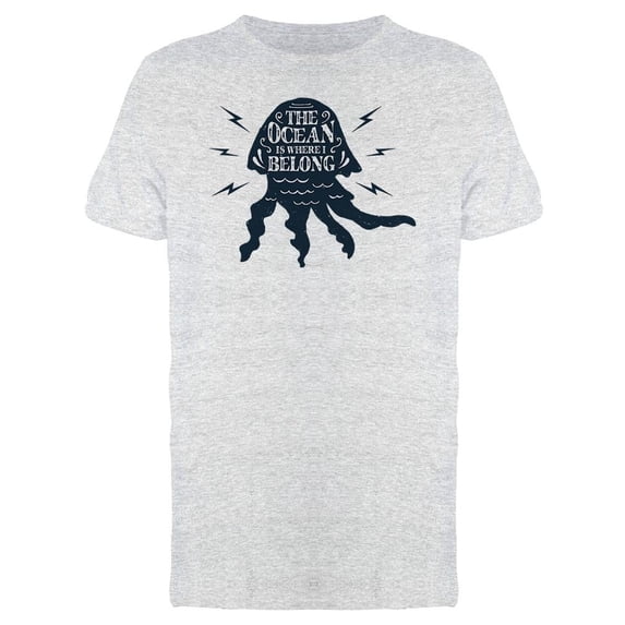 Retro Ocean Where I Belong Tee Men's -Image by Shutterstock