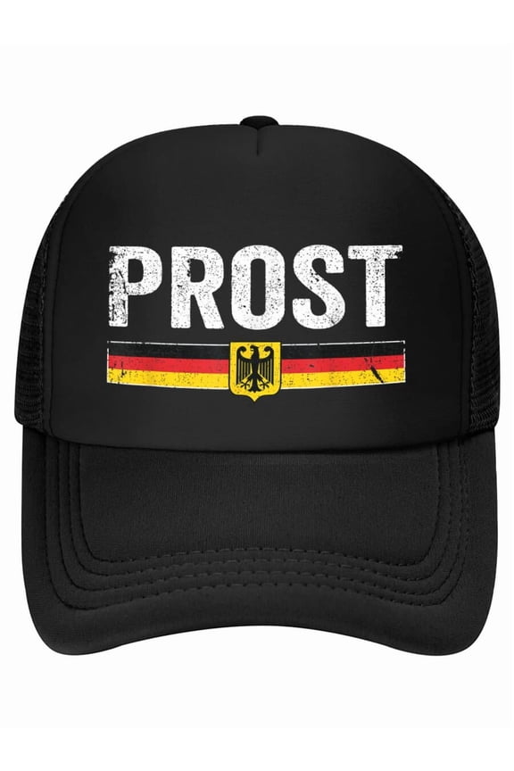 Retro Oktoberfest Men Women German Flag Prost Baseball Cap