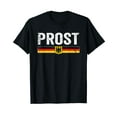 thumbnail image 1 of Retro Oktoberfest Shirt Men Women German Flag Prost T-Shirt, 1 of 5