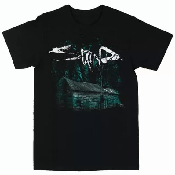 Retro Old Home Staind Band Tee Shirt Classic Mens Black Unisex Gift for Fan