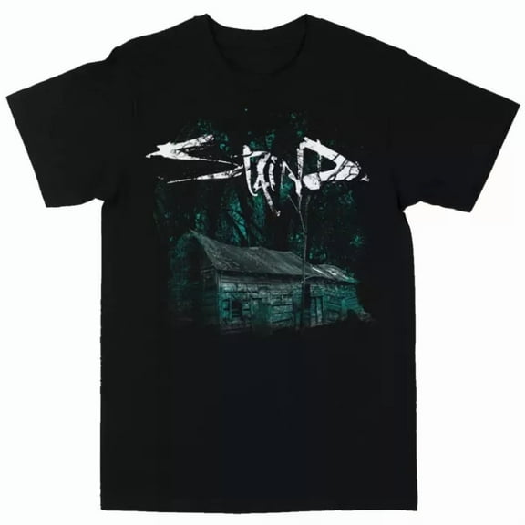 Retro Old Home Staind Band Tee Shirt Classic Mens Black Unisex Gift for Fan