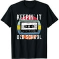 thumbnail image 1 of Retro Old School 80s 90s Cassette Hip Hop Music Mixtape T-Shirt, 1 of 4