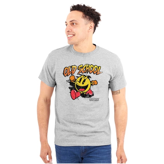 Retro Old School Arcade Game PACMAN Unisex Plus Size Graphic Tee Brisco Brands 5X