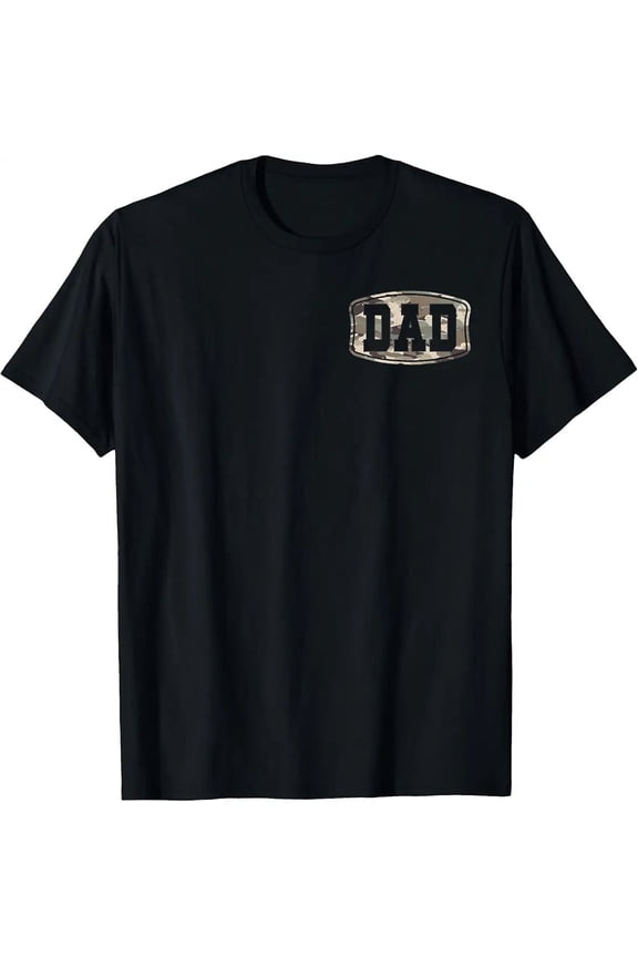 Retro Old School Camo Pocket Camouflage Father's Day Unisex T-Shirt, S - 5XL