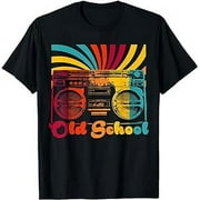 Retro Old School Cool Portable Boombox cassette HipHop Gift T-Shirt
