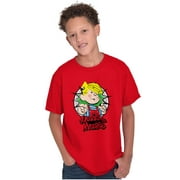 Retro Old School Dennis The Menace Crewneck T Shirts Boy Girl Teen Brisco Brands L