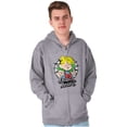 thumbnail image 1 of Retro Old School Dennis The Menace Zip Up Hoodie Men's Women's Brisco Brands S, 1 of 6