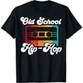thumbnail image 1 of Retro Old School Hip Hop 80s 90s Mixtape Cassette Gift T-Shirt, 1 of 4