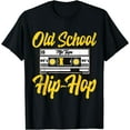 thumbnail image 1 of Retro Old School Hip Hop 80s 90s Mixtape Cassette Gift T-Shirt, 1 of 3