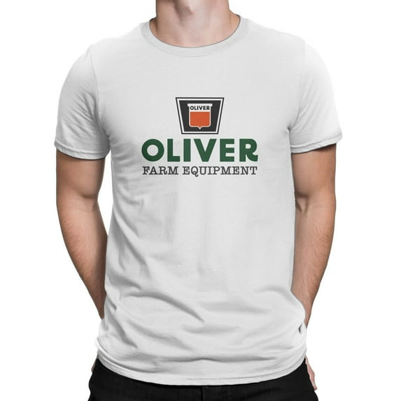 Retro Oliver Farming Logooo T-Shirt White S-3XL