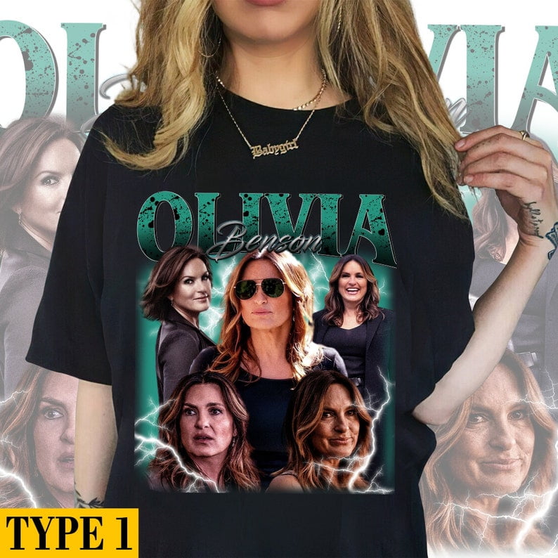 Retro Olivia Benson Shirt, Mariska Hargitay Shirt, Law And Order Series