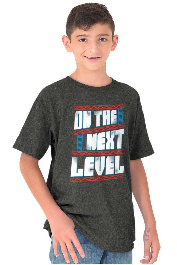 Retro On Next Level Video Gamer Nerd Crewneck T Shirts Boy Girl Teen Brisco Brands X