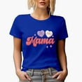 thumbnail image 1 of Retro One Loved Mama, Mother-To-Daughter Mother's Day Gift, Royal Blue T-Shirt, XL, 1 of 5