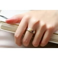 thumbnail image 1 of Retro Open Smiley Face Ring: Adjustable Alloy Unisex Ring, Trendy and Fresh Design, Gold or Silver Finish, 1 of 4
