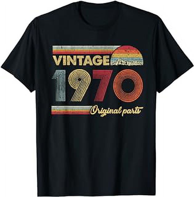 Retro Original Parts 50th Vintage 1970 Birthday T-Shirt - Walmart.com