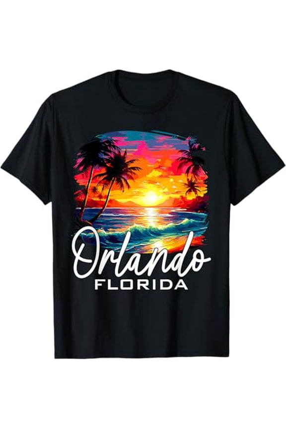 Retro Orlando Florida Family Vacation Summer Break Trips T-Shirt