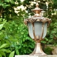 thumbnail image 1 of Retro Outdoor Lamp Post Light Fixture Modern Exterior Pole Lantern for Garden Patio Pathway, 1 of 10