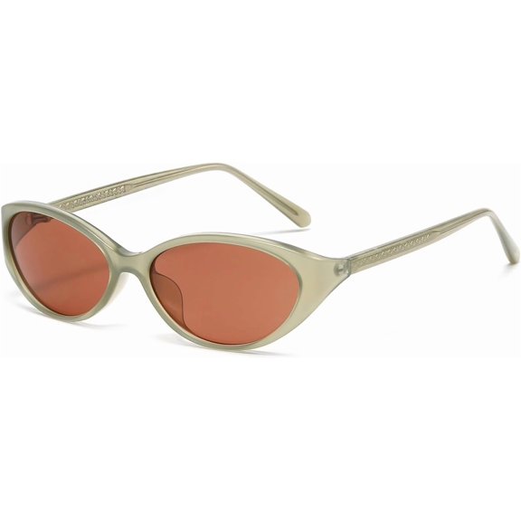 Retro Oval  Eye Sunglasses for Women 2026 Chic 90s Small Cute Skinny Thin Lightweight UV Protection Sun Glasses