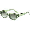 thumbnail image 1 of Retro Oval Frame Sunglasses Sunglasses Glasses UV400 Eyewear, 1 of 6