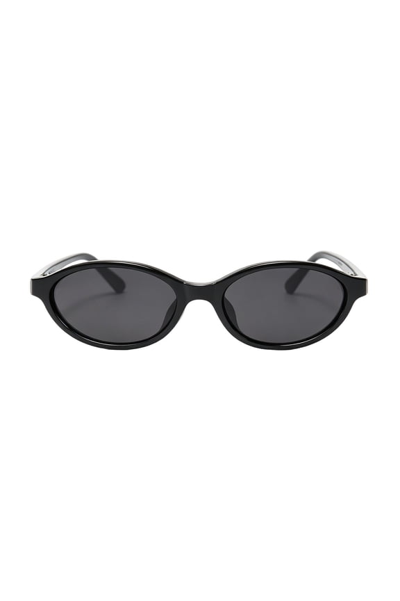 Retro Oval Sunglasses for Women Chic Cat Eye 90s Sunnies Y2K Trendy Narrow Shades Lightweight Frame UV Protection Designer Square Small Rectangle Sun Glasses