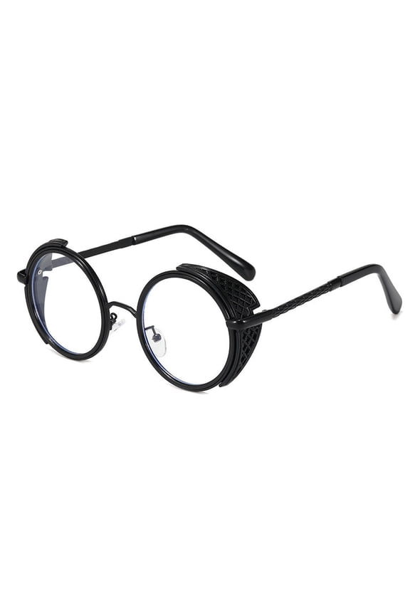 Retro Oval Sunglasses for Long Face Shapes, UV400 Protection, Durable Plastic & Metal Frame, Personalized Style, Strong Resin Lenses, Logo Print