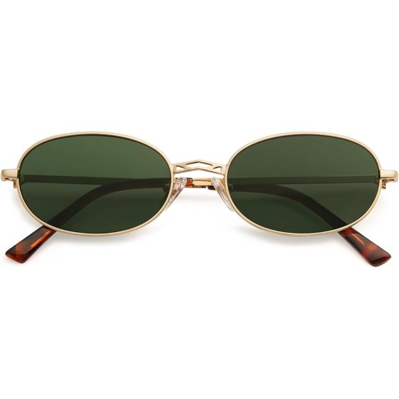 Retro Oval Sunglasses for Women Men Trendy Designer 90s  Y2k Sunnies AP3662