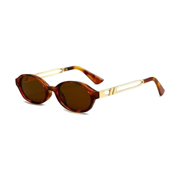 Retro Oval Sunglasses Y2K Vintage Trendy Designer Unisex Sunnies Amazon.com: Appassal Retro Oval Sunglasses for Women Men  main image 2