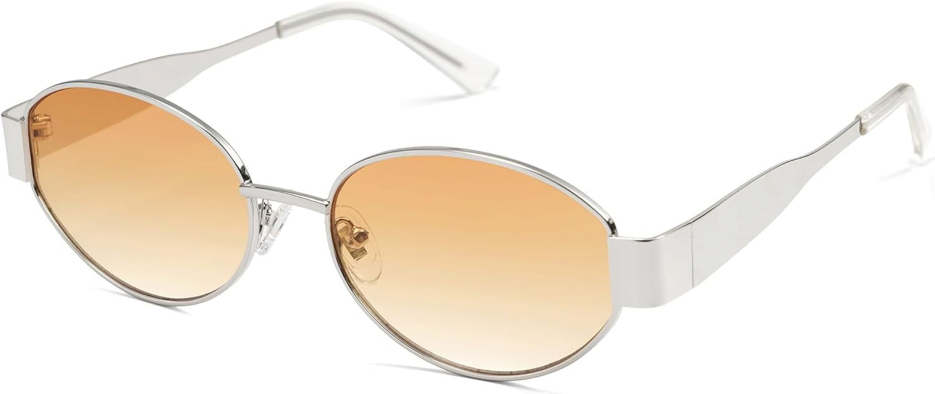 Retro Oval Sunglasses for Women Men Trendy Sun Glasses  display picture 1