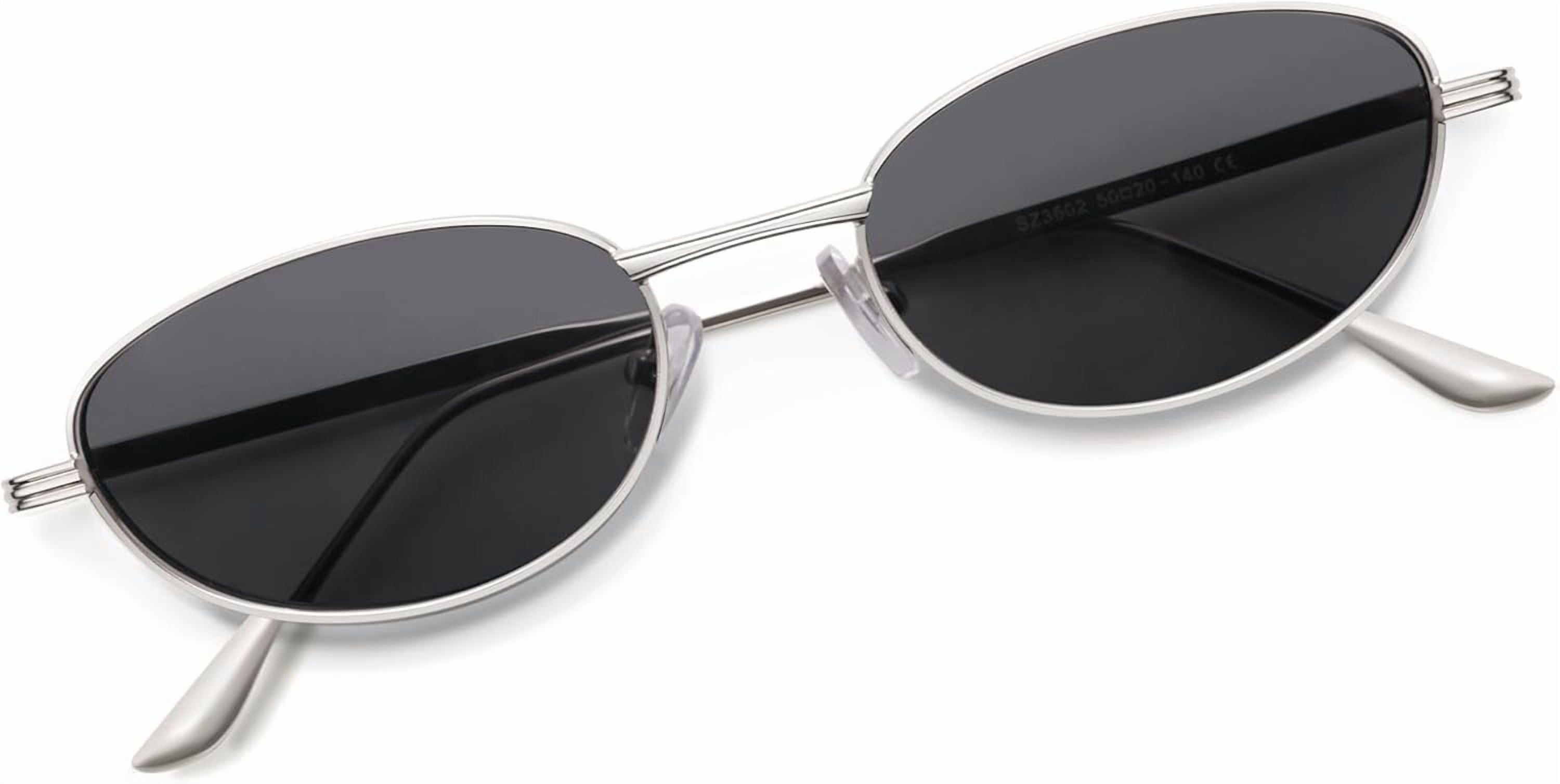 Retro Oval Sunglasses for Women Trendy Classic Shades Y2k 