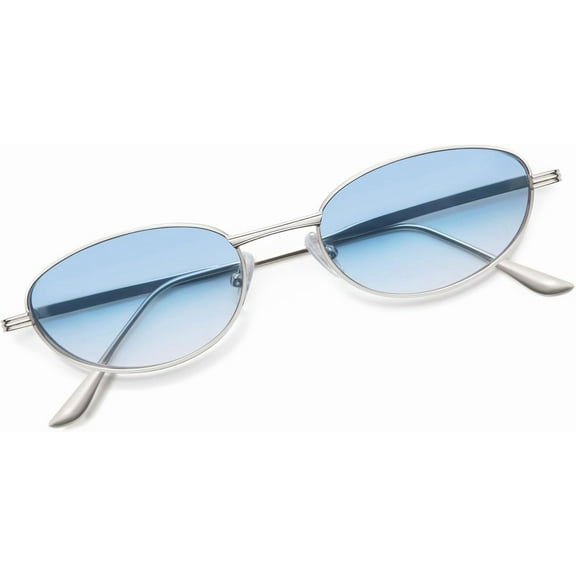 Retro Oval Sunglasses for Women Trendy Classic Shades Y2k Sunnies