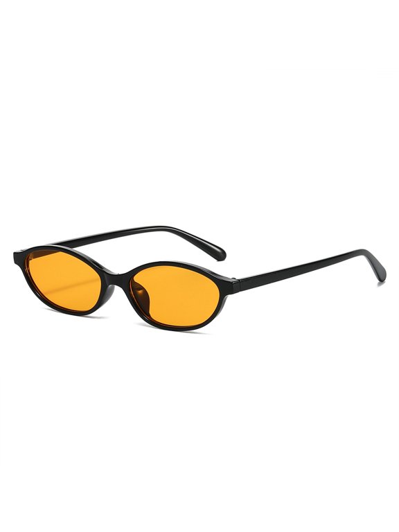 Retro Oval Sunglasses for Women - Vintage Style Full-Frame Sun Glasses in Multiple Colors