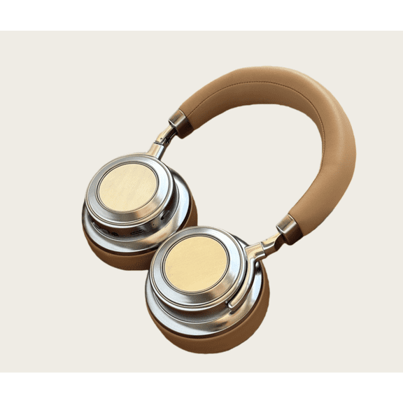 Retro Over-Ear Bluetooth Headphones, Vintage Style Wireless Headset with Soft Cushioned Ear Cups, Adjustable Headband, Classic Design