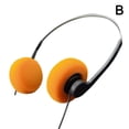 thumbnail image 3 of Retro Over-Ear Headphones, Lightweight Wired Stereo Earphones with 3.5mm Jack for Mobile Phones, 3 of 8