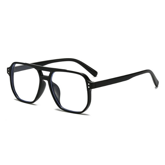 Retro Oversized Square Blue Light Blocking Glasses Photochromic Lens Fashionable Beam For Cycling
