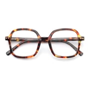 Retro Oversized Square Rounded Reading Glasses - AR Coating - Wide Fitment Reader CR28 +3.00