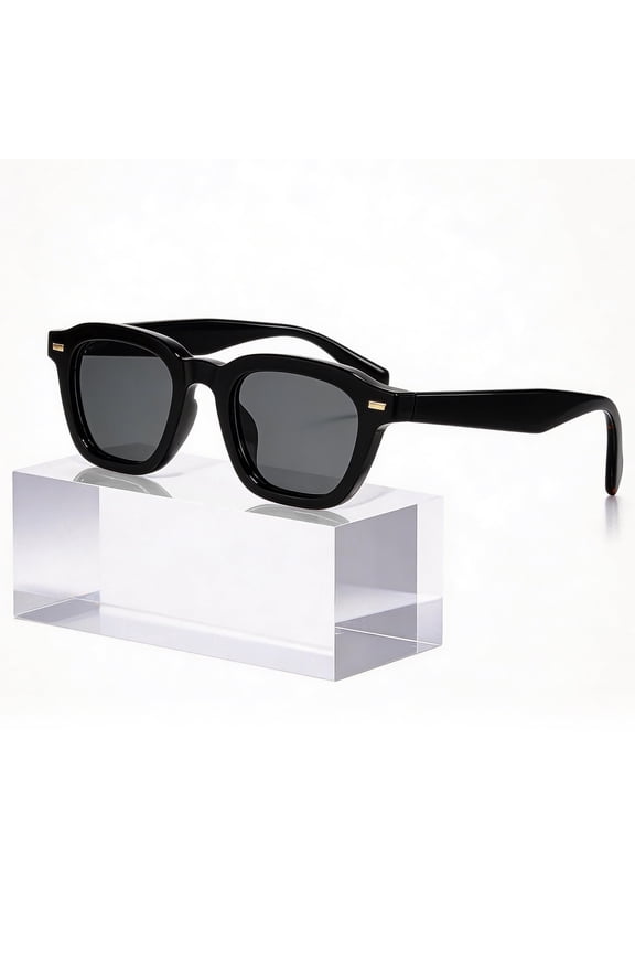 Retro Oversized Square Sunglasses with UV400 Protection, Stylish Outdoor Eyewear for Driving and Vacation