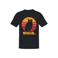 thumbnail image 1 of Retro Owl Silhouette Men's T-shirt, 1 of 3
